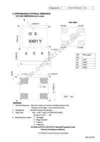 CX2016DB26000D0FLJCC Datasheet Page 5