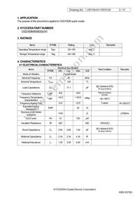 CX2016DB48000E0DLFA1 Datasheet Page 3