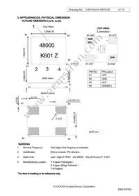 CX2016DB48000E0DLFA1 Datasheet Page 4