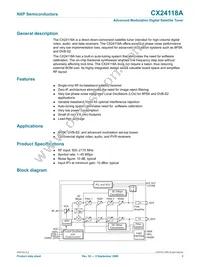 CX24118A-12Z Datasheet Page 3