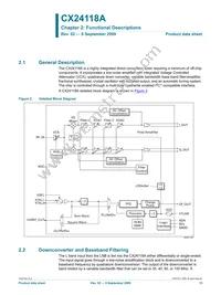 CX24118A-12Z Datasheet Page 15