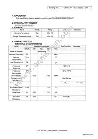 CX2520DB12000C0WLSC1 Datasheet Page 3