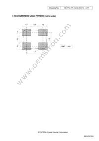 CX2520DB32000D0WZRC1 Datasheet Page 6