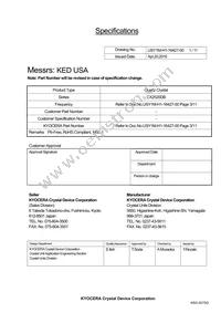 CX2520DB48000D0FLJC2 Datasheet Cover