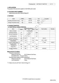 CX2520DB48000D0FLJC2 Datasheet Page 4