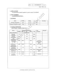 CX2520SB24000D0PESZZ Datasheet Page 3