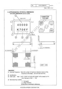 CX2520SB40000H0DZF08 Datasheet Page 4