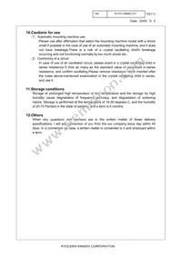 CX2520SB40000H0WZK06 Datasheet Page 10