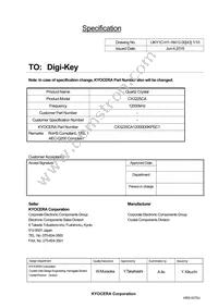 CX3225CA12000D0KPSC1 Datasheet Cover