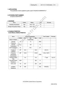 CX3225CA12000P0HSTC1 Datasheet Page 3