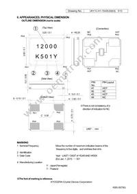 CX3225CA12000P0HSTC1 Datasheet Page 5