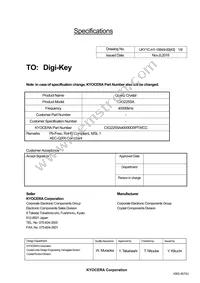 CX3225SA40000D0PTWCC Datasheet Cover