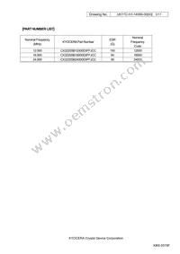 CX3225SB12000D0FFJCC Datasheet Page 3