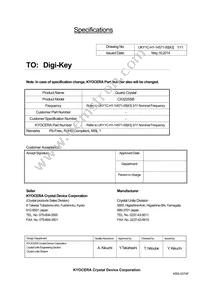 CX3225SB12000D0FPNCC Datasheet Cover