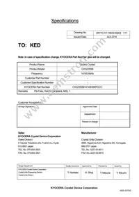 CX3225SB14745H0KPQCC Datasheet Cover