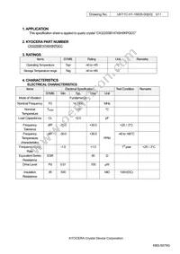 CX3225SB14745H0KPQCC Datasheet Page 3