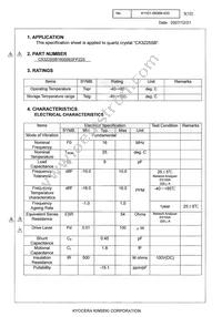 CX3225SB16000E0FPZ25 Datasheet Page 3