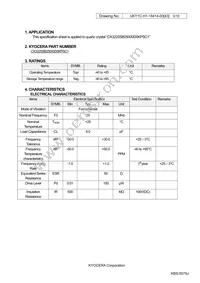 CX3225SB25000D0KPSC1 Datasheet Page 3