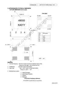 CX3225SB48000D0FPJC1 Datasheet Page 4