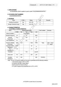 CX3225SB48000D0WPSC1 Datasheet Page 3