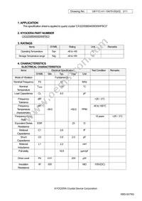 CX3225SB54000D0WPSC3 Datasheet Page 3