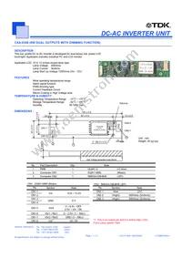 CXA-0308 Datasheet Cover