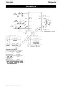 CXA-0320 Datasheet Page 3