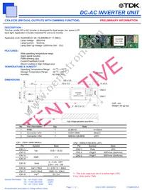 CXA-0338 Datasheet Cover