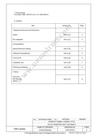 CXA-0538-A Datasheet Page 3