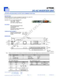 CXA-K0612-VSL Datasheet Cover