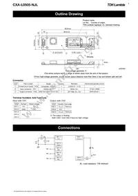 CXA-L0505-NJL Datasheet Page 2