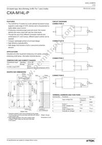 CXA-M14L-P Datasheet Cover