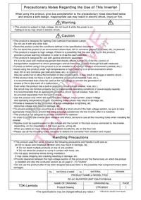 CXA-P1012B-NJL Datasheet Page 2