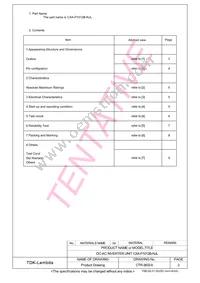 CXA-P1012B-NJL Datasheet Page 3