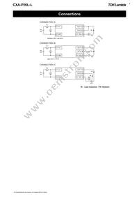 CXA-P20L-L Datasheet Page 3