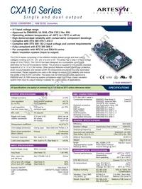 CXA10-48D12 Datasheet Cover