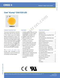 CXA1520-0000-000N0YM235G Datasheet Cover