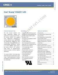 CXA2011-0000-000P0UG030H Datasheet Cover