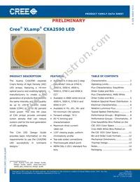 CXA2590-0000-000R0UX450H Datasheet Cover