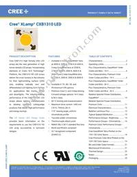CXB1310-0000-000N0ZJ430H Datasheet Cover
