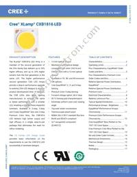 CXB1816-0000-000N0UQ240H Datasheet Cover