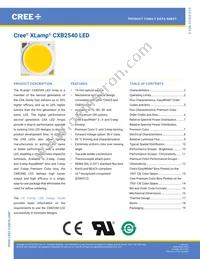 CXB2540-0000-000N0UW240H Datasheet Cover