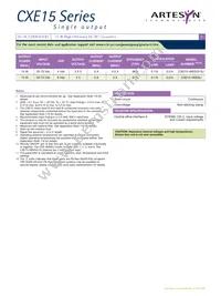 CXE15-48S05 Datasheet Page 2