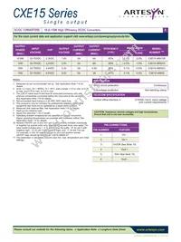 CXE15-48S05-R Datasheet Page 2