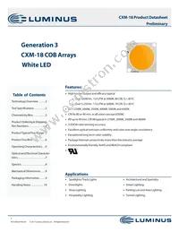 CXM-18-30-70-36-AA38-F4-3 Datasheet Cover
