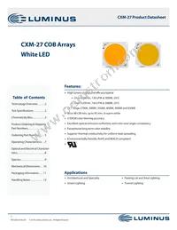 CXM-27-50-80-36-AB00-F2-5 Datasheet Cover