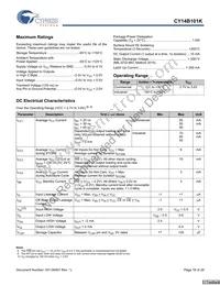 CY14B101K-SP25XI Datasheet Page 16