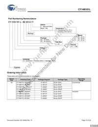 CY14B101L-SZ45XIT Datasheet Page 15