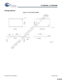 CY14B104N-ZS45XIT Datasheet Page 19