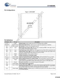 CY14B256K-SP25XC Datasheet Page 2